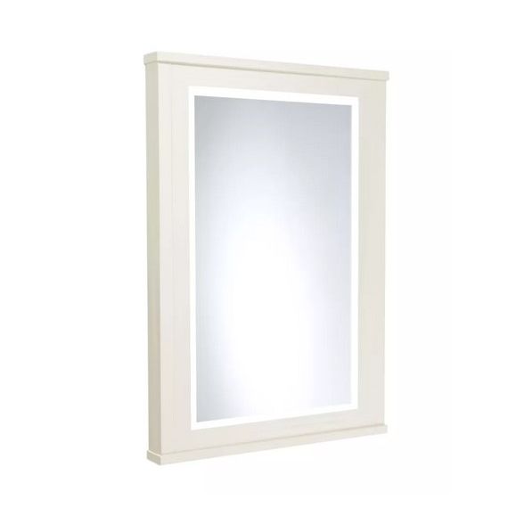 Tavistock Lansdown 600 Framed Illuminated Mirror - Linen White - LAN55MF.LW