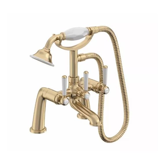Tavistock Lansdown Bath Shower Mixer Brushed Brass - TLD4204