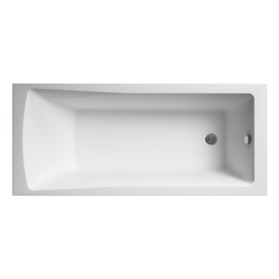 Hudson Reed Eternalite Square Single Ended Bath 1800 x 800mm White BMON010
