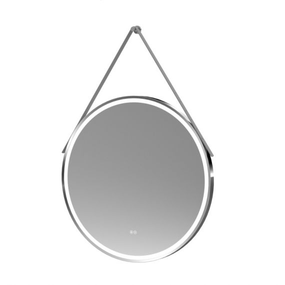 Nuie 800mm Round Illuminated Mirror Chrome