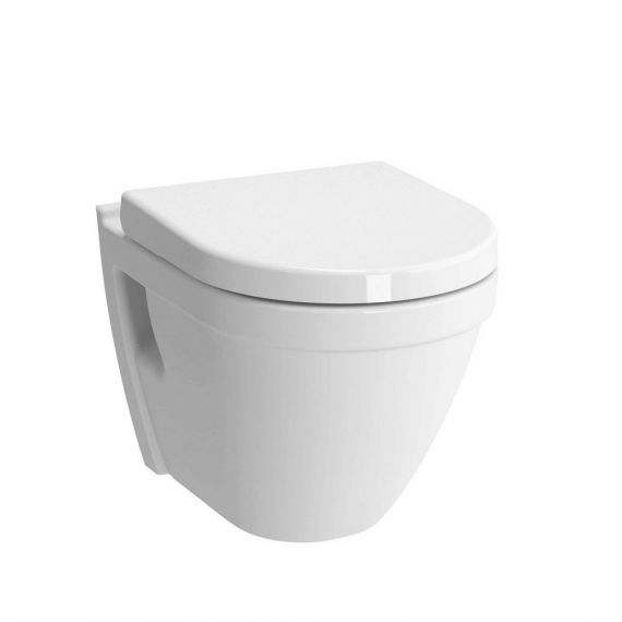 Kartell Style Wall Hung Toilet Pan With Standard Soft Close Seat