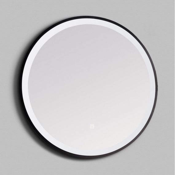 Kartell Nero Round 600mm Circular LED Mirror