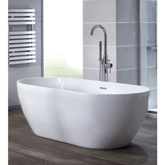 Grace 1650mm x 700mm Free Standing Double Ended Bath Tub ve600b