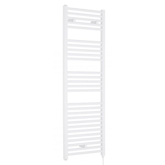 Nuie Electric Heated Towel Rail White 1375 x 480mm
