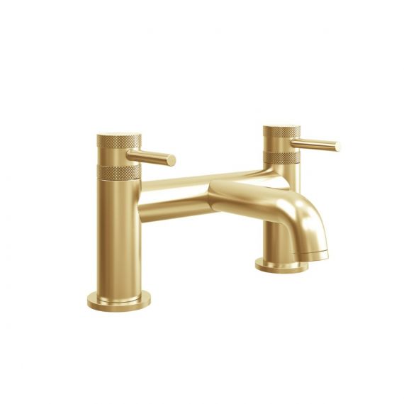 Scudo Core Bath Filler Tap Brushed Brass