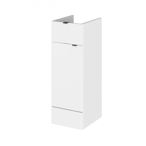Hudson Reed Fusion Gloss White 300mm Drawer Lined Unit