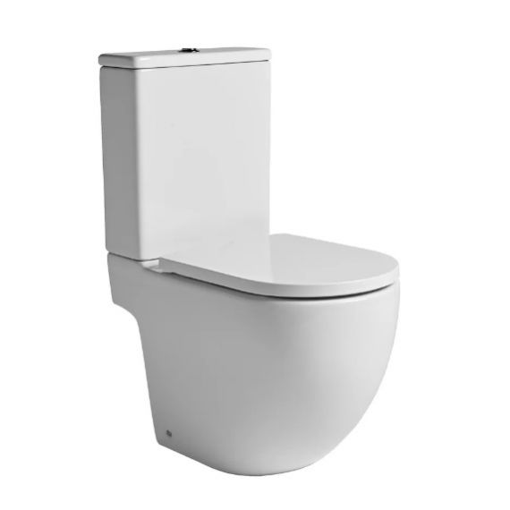 Tavistock Orbit Rimless Open Back Close Coupled Toilet With Seat