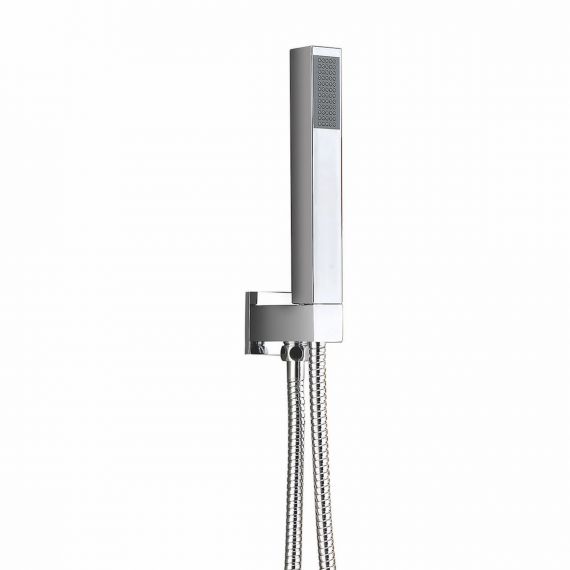 Scudo Square Shower Outlet With Hose And Head
