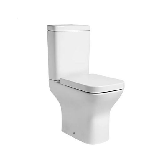 Tavistock Structure Comfort Height Open Back Close Coupled WC with Seat and Contactless Flush - PC455S C450S-SEN TS450S