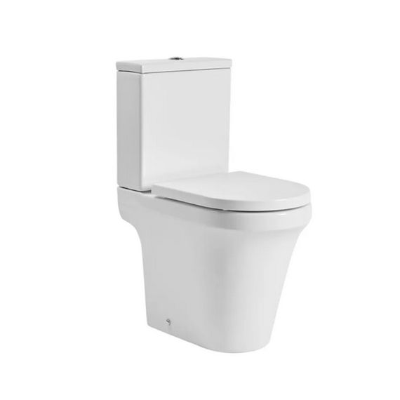 Tavistock Aerial Comfort Height Open Back Close Coupled WC With Soft Close Seat - PC650S C650S TS650S