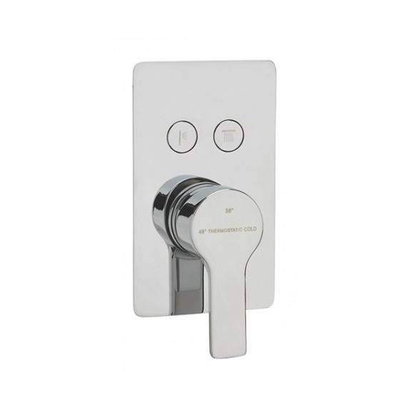 Sagittarius Plaza Dual Push Button Thermostatic Concealed Shower(easy fit box) PL/377/C