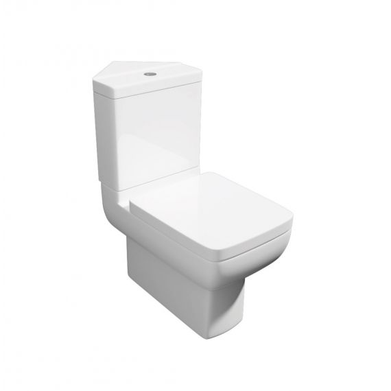 Options 600 Square Corner Modern Toilet & Soft Close Seat