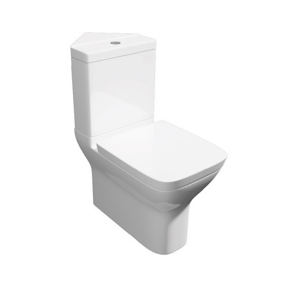 Project Modern Square Corner Toilet & Soft Close Seat 