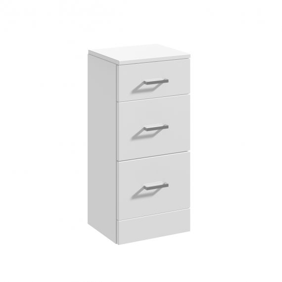 Nuie Mayford Gloss White 3 Drawer Unit 350 x 330mm