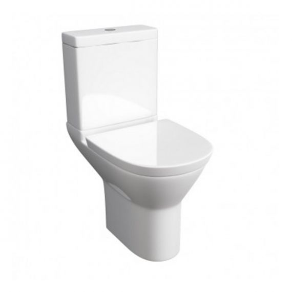 Kartell Project Round Close Coupled Toilet with Soft Close Seat