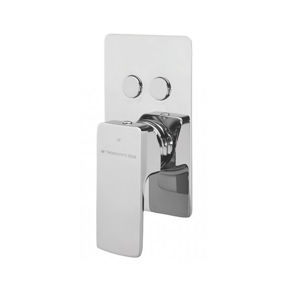 Sagittarius Ravenna Dual Push Button Thermostatic Concealed Shower RA/377/C (Easy Fit Box)