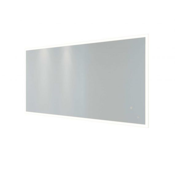 RAK-Cupid 1200x600 LED Illuminated Landscape Mirror with demister,shavers socket and touch sensor switch