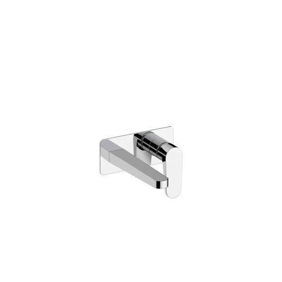 RAK-Ischia Wall Mounted Basin Mixer with Back Plate in Chrome
