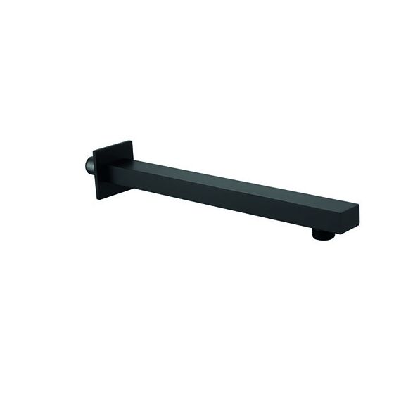 300mm Wall Arm Square in Black