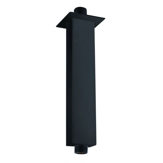 Square Ceiling Arm 120mm in Black