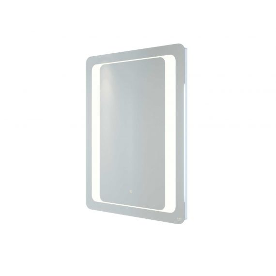 RAK-Tanzanite 600x800 LED Illuminated Portrait Mirror with demister,shavers socket and touch sensor switch