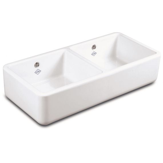 Shaws of Darwen Classic Double 1000 Belfast Kitchen Sink SCLD101WH