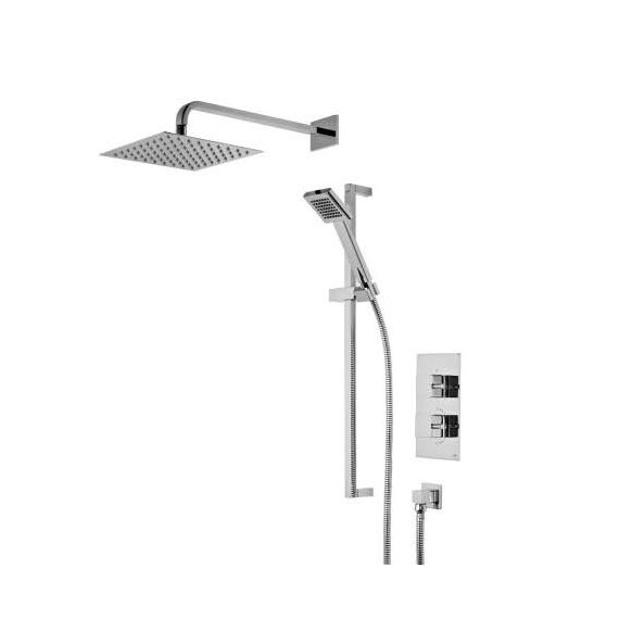 Roper Rhodes Event Square Dual Function Shower with Fixed Shower Head SVSET41