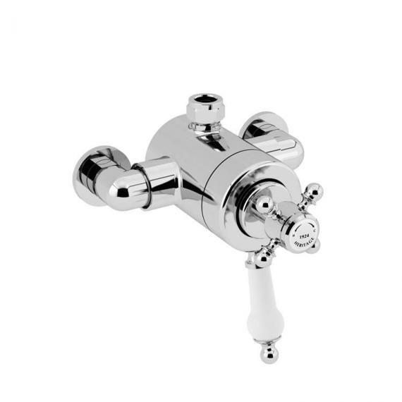 Heritage Hartlebury Dual control Exposed Shower Valve Chrome SHDCT02