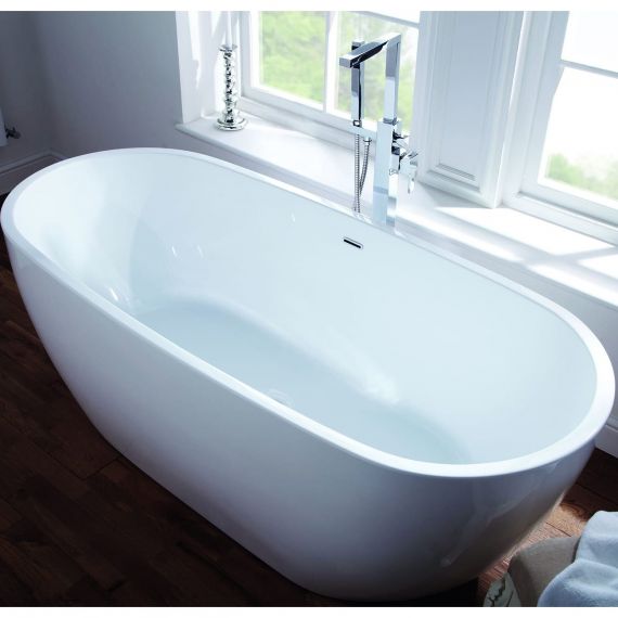 Frontline Summit Freestanding 1480x750mm Double Ended Bath SI806052