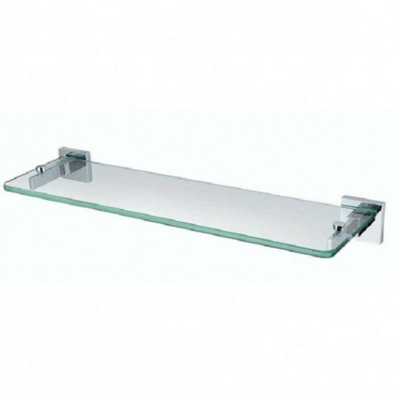Bristan Square Glass Shelf 467mm