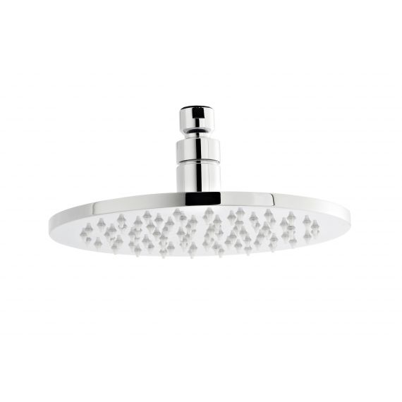 Nuie Round LED Fixed Head Chrome 200mm