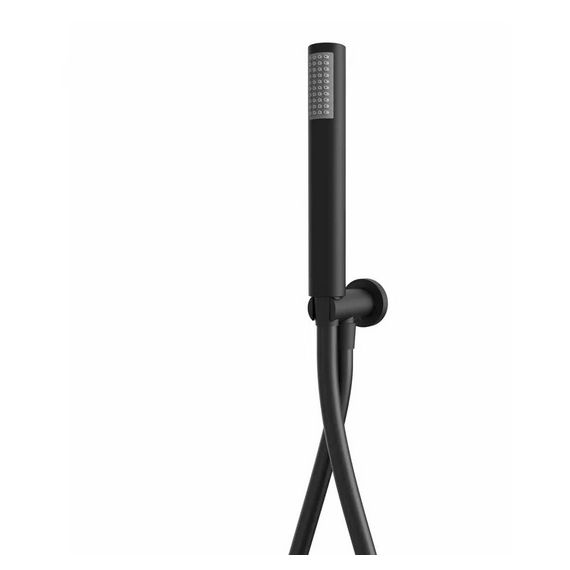 Tavistock Round Microphone Handset with Elbow Outlet and Hose - Black - SVACS41