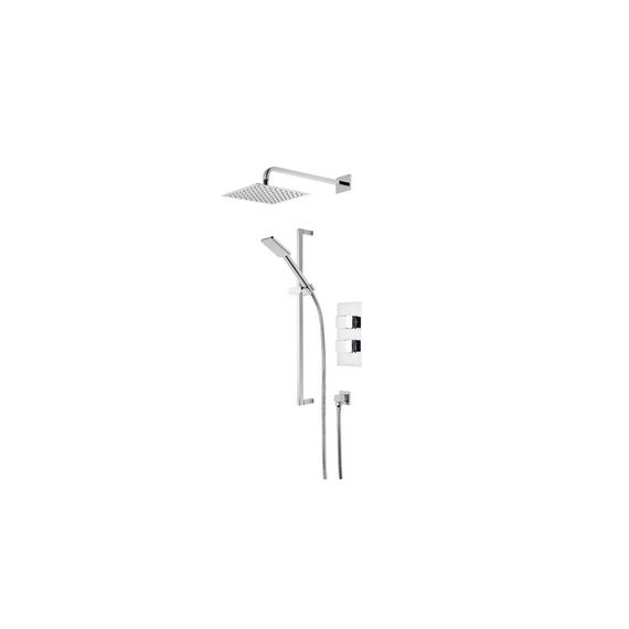 Roper Rhodes Hydra Dual Function Concealed Shower System with Fixed Head and Riser Kit - Chrome - SVSET115