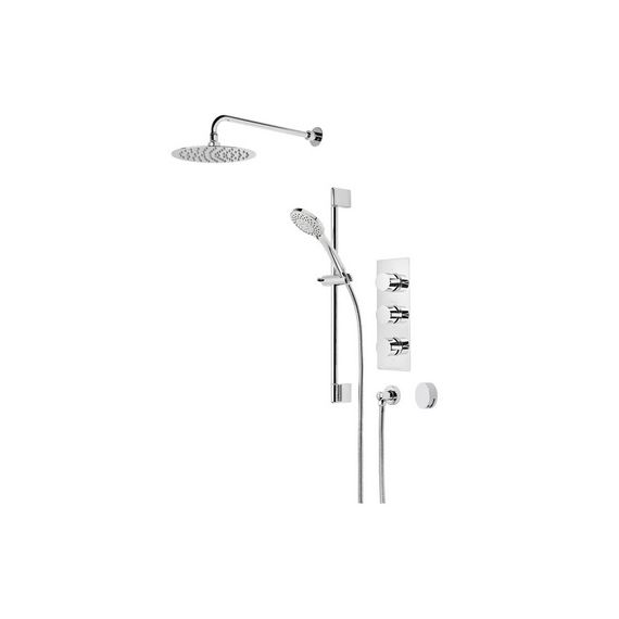 Roper Rhodes Craft Triple Function Concealed Shower System with Smartflow Bath Filler - Chrome - SVSET150