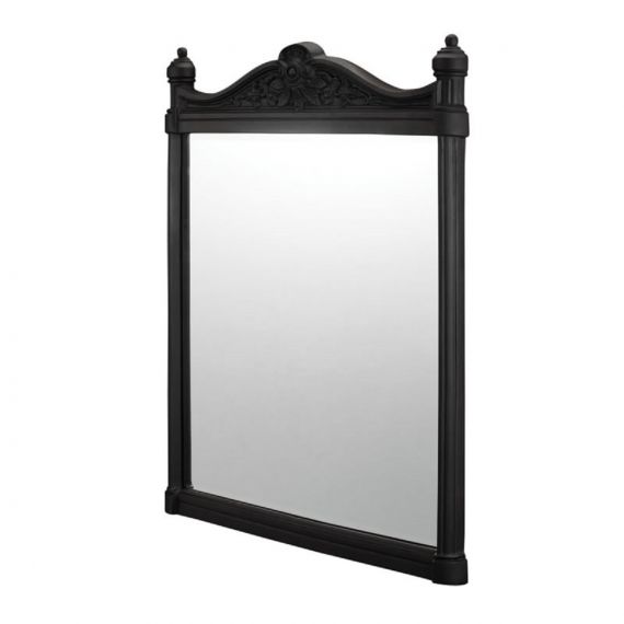 Georgian Mirror Black Aluminium