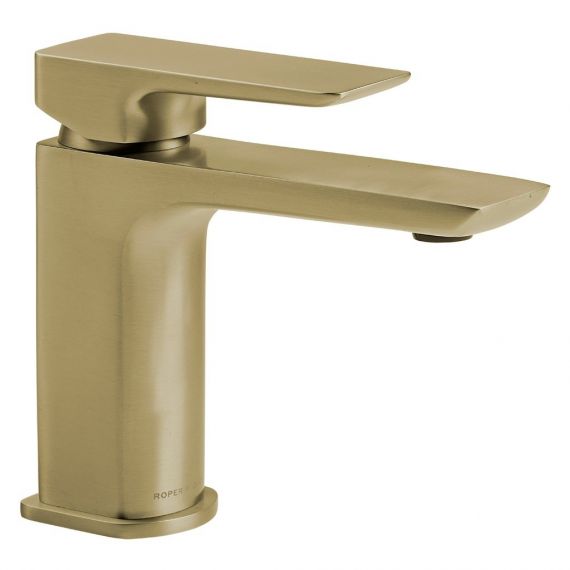 Roper Rhodes Elate Brass Basin Mixer Tap with Click Waste