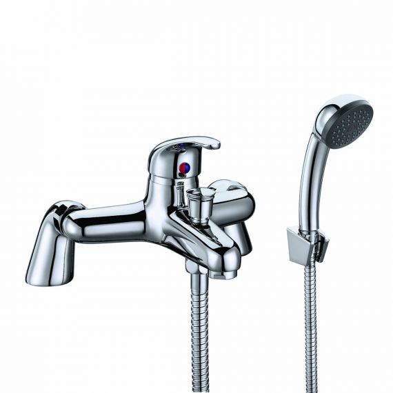 Scudo Tidy Bath Shower Mixer with Shower Kit and Wall Bracket TAP063