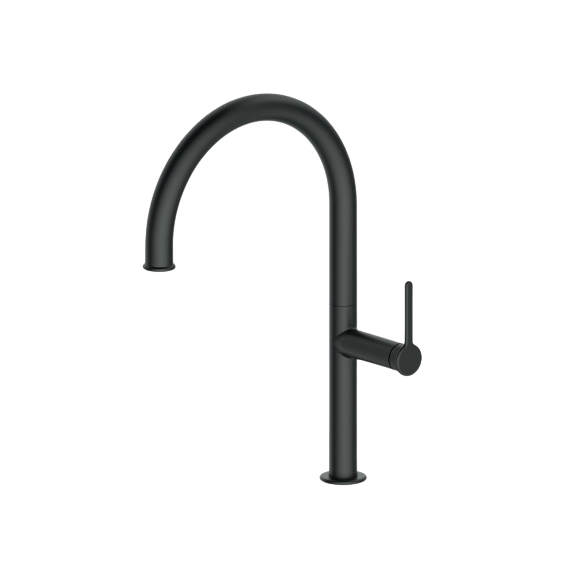 USK Single Lever Tall Kitchen Tap Orca Black