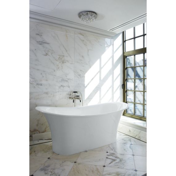 Victoria + Albert Toulouse 1800 Freestanding Bath Quarrycast Gloss White
