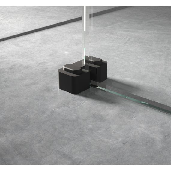Hudson Reed Black Wetroom Screen Support Foot