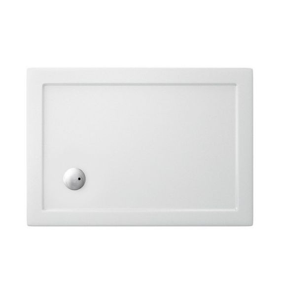 Zamori Rectangle White Shower Tray 1100 x 800